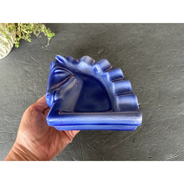 Ceramic Mid Century Modern Ceramic Horse Ashtray For Sale - Image 7 of 9
