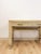Wood Vintage Ficks Reed Style Faux Bamboo Petite Desk With Drawers Wicker Coastal MCM For Sale - Image 7 of 13