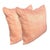Pair 24'' Thomas Strayhan Pink Palm Pillows For Sale - Image 4 of 5