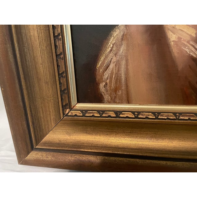Late 19th Century American Munich School Portrait of a Woman by Richard Creifelds For Sale - Image 11 of 12