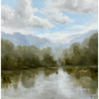 Impressionistic Landscape Original Oil Painting For Sale