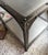 2010s Restoration Hardware Style - Industrial Metal Square Side Table For Sale - Image 5 of 5