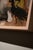 Early 21st Century Smoking Lady by Nadezda | Oil on panel Woman in black dress smoking with a cat nearby. For Sale - Image 5 of 5