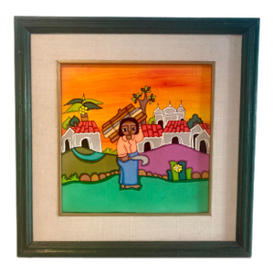 Francisco Huezo Latin American Artist Original Oil Painting