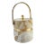 Mid Century Morgan & Co Bucket Brigade Faux Marble Ice Bucket For Sale