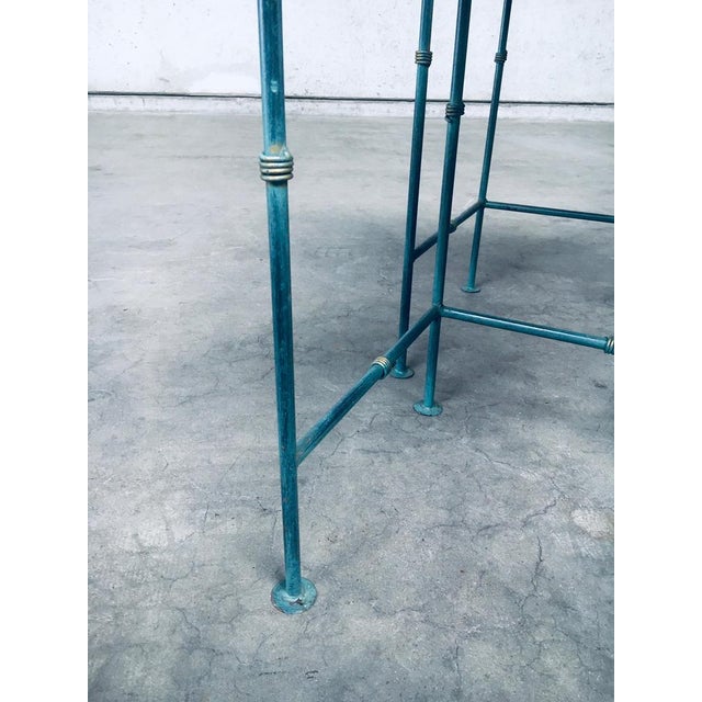 Postmodern Handmade Nesting Table Set by J. Berdou, France, 1980s, Set of 2 For Sale - Image 4 of 18