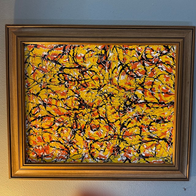 Vanguard Studios Vintage Mid-Century Abstract Expressionist Gallery Wall Collection by Lee Studio - Complete 12 Pieces For Sale - Image 4 of 12