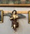 Charming late 19th-century Italian angel sculpture, hand-carved in wood and retaining its original polychrome finish....
