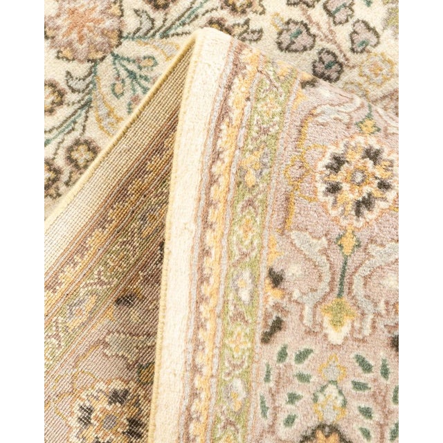 Mogul, One-of-a-Kind Hand-Knotted Area Rug in Ivory, 4' 1" x 6' 5" For Sale In New York - Image 6 of 8