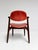 Red Colored Leather Cowhorn Chair, 1970s For Sale - Image 10 of 16