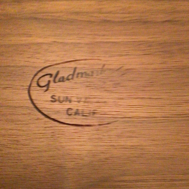 Mid Century Modern Gladmark of Sun Valley California Walnut and Tile Serving Tray For Sale - Image 9 of 12