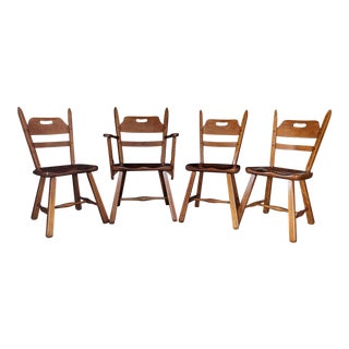 Mid 20th Century Cushman Colonial Dining Chairs - Set of 4 For Sale