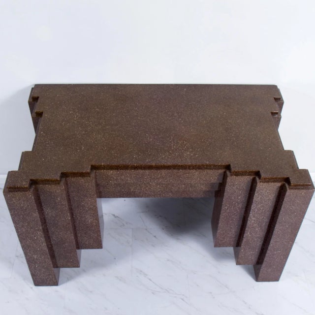 Wood Paul Evans Cityscape Style Console Table For Sale - Image 7 of 11