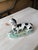 1990s Black and White Staffordshire-Style Dog For Sale - Image 4 of 6