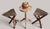 Folding Stools in Teak and Brown Leather, 1970s, Set of 2 For Sale - Image 17 of 18
