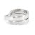 Ladies Cartier Paris Nouvelle Vague 18k White Gold Diamond Crossover Band Ring, Size 6 For Sale - Image 9 of 9