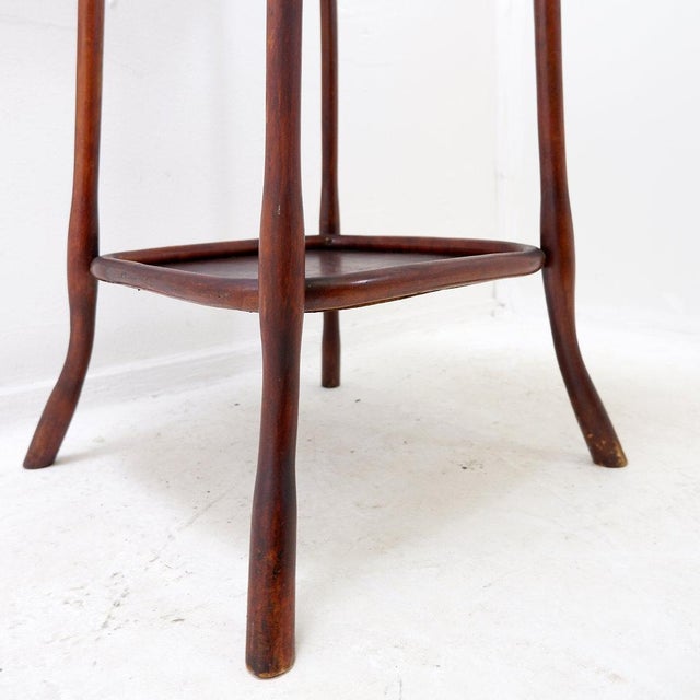 Art Nouveau Bentwood No. 960 Side Table by J. & J. Kohn, 1920s For Sale - Image 9 of 16
