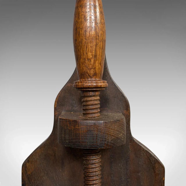 Brown Late 19th Century Victorian Antique Screw Press Nutcracker For Sale - Image 8 of 9