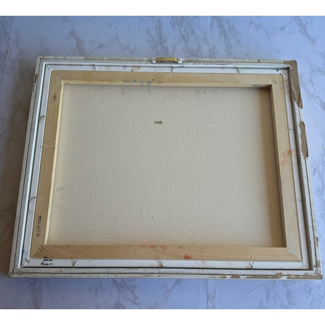 Signed C. Stein Seascape Oil Painting – Atmospheric Coastal Sunset For Sale - Image 11 of 11