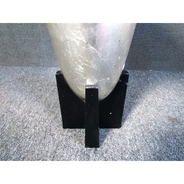 Silver Mid-Century Art Deco Urn For Sale - Image 8 of 9