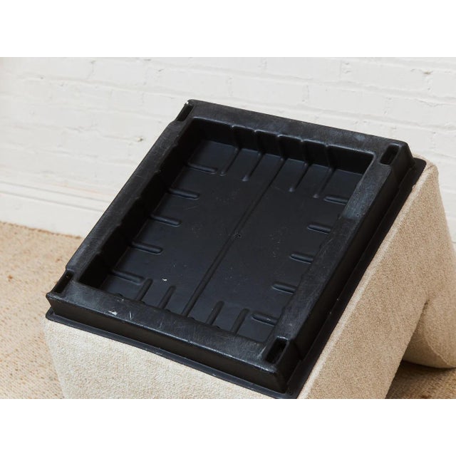 Almond Mid 20th Century Tappo Modular Sofa Styled After John Mascheroni for Vecta in Almond Tweed For Sale - Image 8 of 8