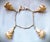 Vintage Art Deco Four Gold Fob Bracelet For Sale - Image 10 of 10