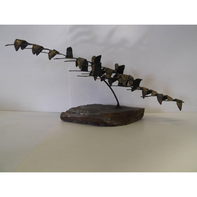 1968 Texas Modernist Sigi Munk Abstract Bird Sculpture For Sale - Image 4 of 11