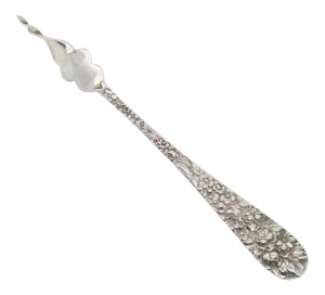 Early 20th Century Sterling Silver Butter Pick With Twisted Point