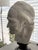 1960s Large Neoclassical Classical Male Bust Sculpture – White Stone/Marble on Black Marble Base For Sale - Image 11 of 12