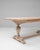 20th Century French Double Pedestal Oak Dining Table For Sale - Image 16 of 18