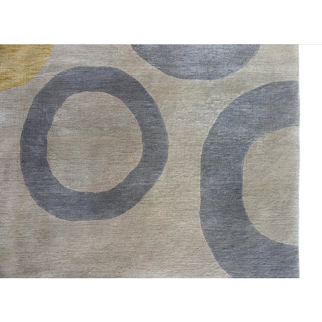Vintage Tibetan Rug For Sale - Image 10 of 15