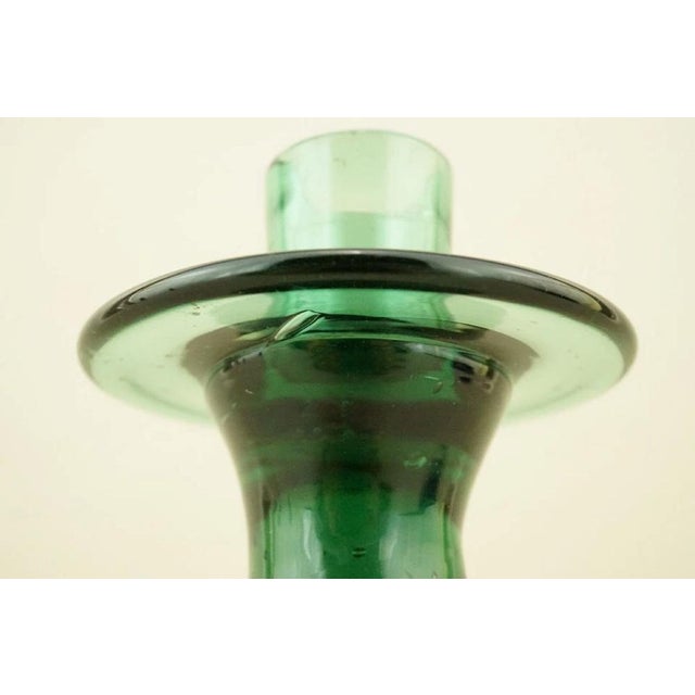 Vintage Glass Candleholder attributed to Enrico Taddei, 1940s For Sale - Image 10 of 18