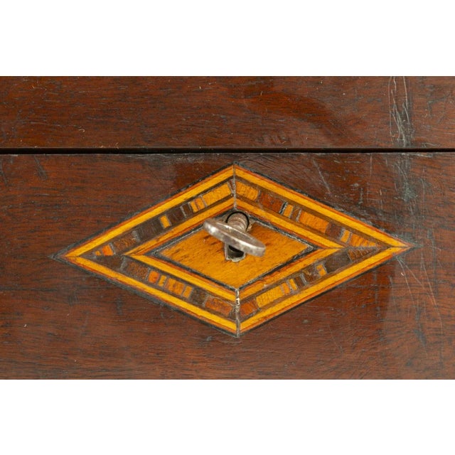 Wood Travel Desk, Early 20th Century For Sale - Image 7 of 12