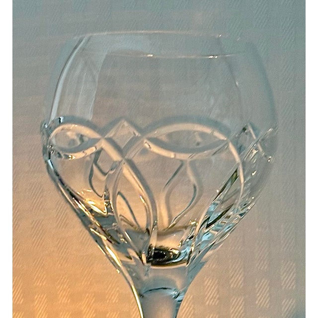 Contemporary Waterford Clannad Crystal White Wine Glass For Sale - Image 3 of 7