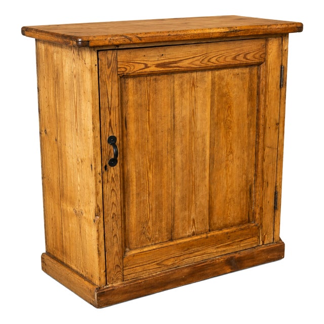 English Pine Farmhouse Cupboard, 1890s For Sale