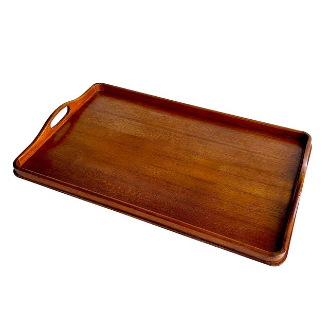 Chestnut 1970s Teak Wood Folding Bed Tray/Lap Desk For Sale - Image 8 of 10