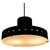 Black Metal and Opaline Glass Pendant Lamp attributed to Stilnovo, Italy, 1960s For Sale - Image 13 of 13
