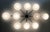 21st Century Dieci Polished Chrome Glossy White Murano Flush Mount by Fabio LTD For Sale - Image 6 of 6