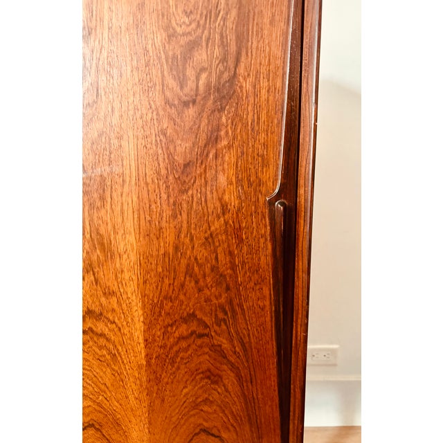Wood 1960s Gunni Omann Rosewood Highboard Storage Cabinet, Vintage, Model 13 For Sale - Image 7 of 9