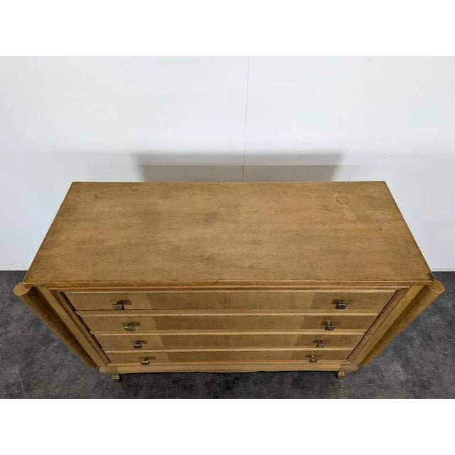Chest of Drawers in Maple and Sycamore Wood by André Arbus and René Prou For Sale - Image 4 of 8