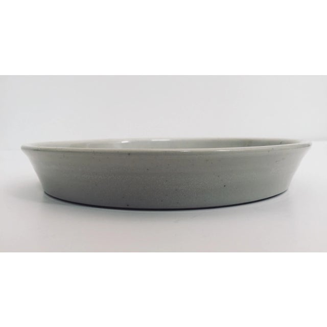Hand Thrown Glazed Signed Artisanal Ceramic Pottery Bowl For Sale - Image 10 of 12