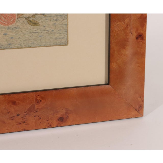 Textile British Sailor's Woolwork of HMS Victor Emanuel With Red and White Ensign Border For Sale - Image 7 of 7