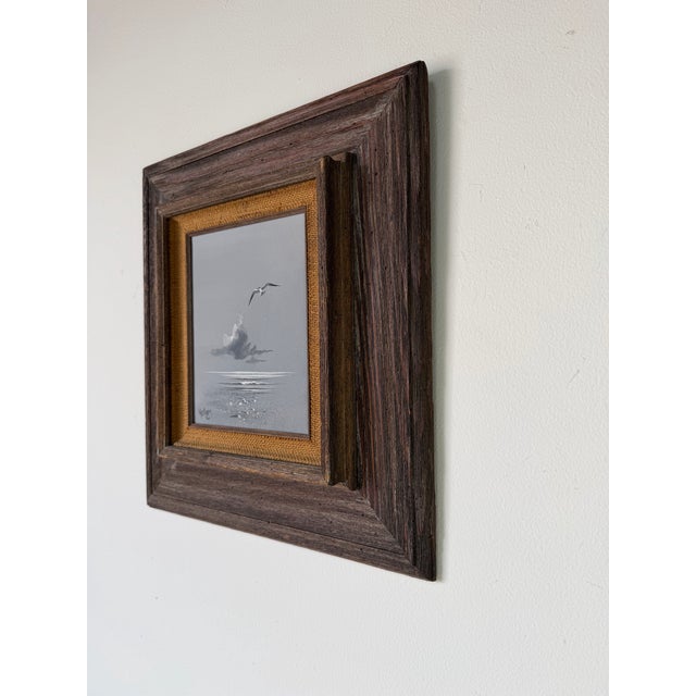 1980’s Rex Duggar Ocean Seascape Oil on Canvas Painting– Framed For Sale - Image 4 of 11