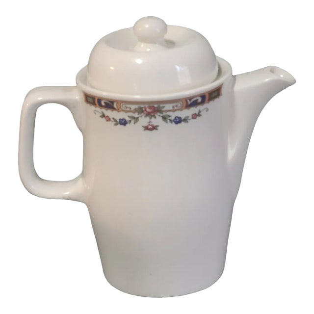 Vintage Grindley Carlton Hand Painted Floral Staffordshire England Milk Jug - Small Tea Pot For Sale