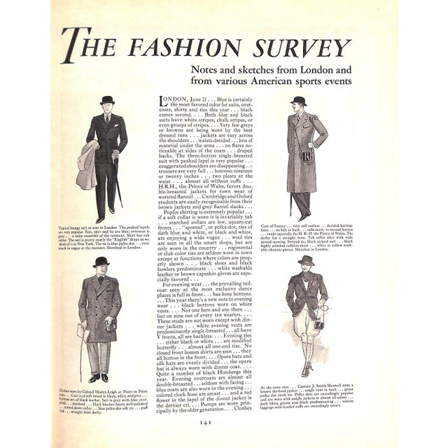 Apparel Arts Fall 1932 Vol. I No. IV For Sale In New York - Image 6 of 18
