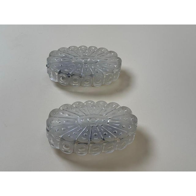 Mid-Century Modern Crystal Glass Wall Sconces from Peill & Putzler, Germany, 1960s, Set of 2 For Sale - Image 6 of 17
