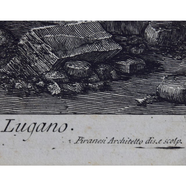Mid 18th Century Giovanni Piranesi Etching of Ancient Roman Architecture, 18th Century, 1756 For Sale - Image 5 of 5