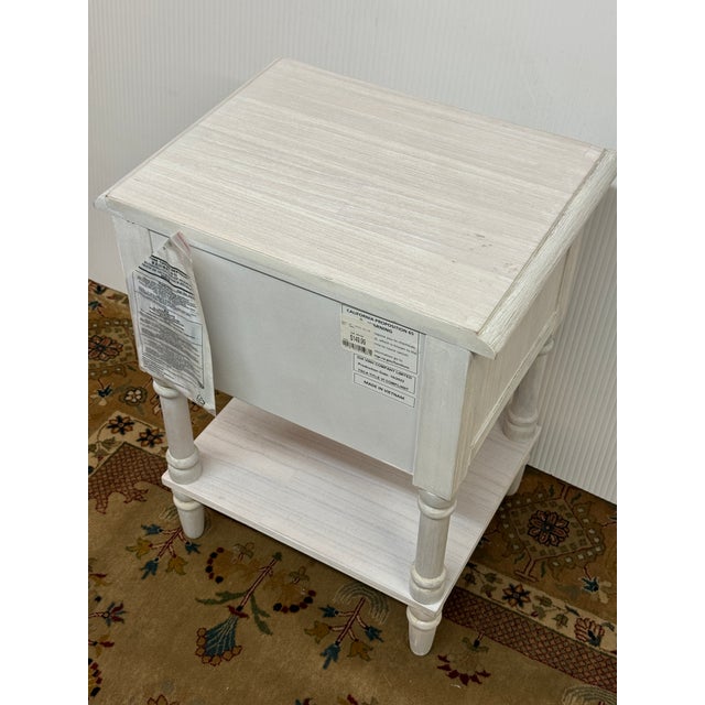 2010s Rustic European Flagstaff Nightstand For Sale - Image 5 of 12