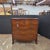 English Mid 19th Century Mahogany Regency 2 Over 3 Regency Bowfront Chest on Splay Bracket Feet For Sale - Image 3 of 18