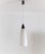 Mid-Century Italian Teak and Milk Glass Pendant, 1960s For Sale - Image 15 of 15